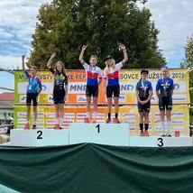 MČR v časovce družstev Hrubčice — čtyři medaile